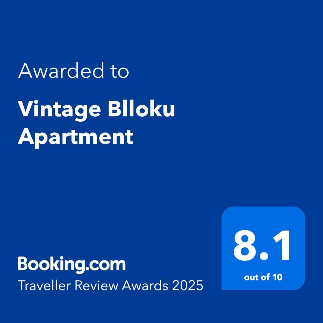 Vintage Blloku Apartment Tirana Eksteriør billede
